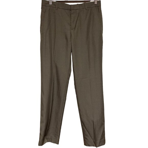 Perry Ellis Luxury Performance Comfort Waist Brown Dress Pants Men's 29 x 30 NWT - Picture 1 of 6